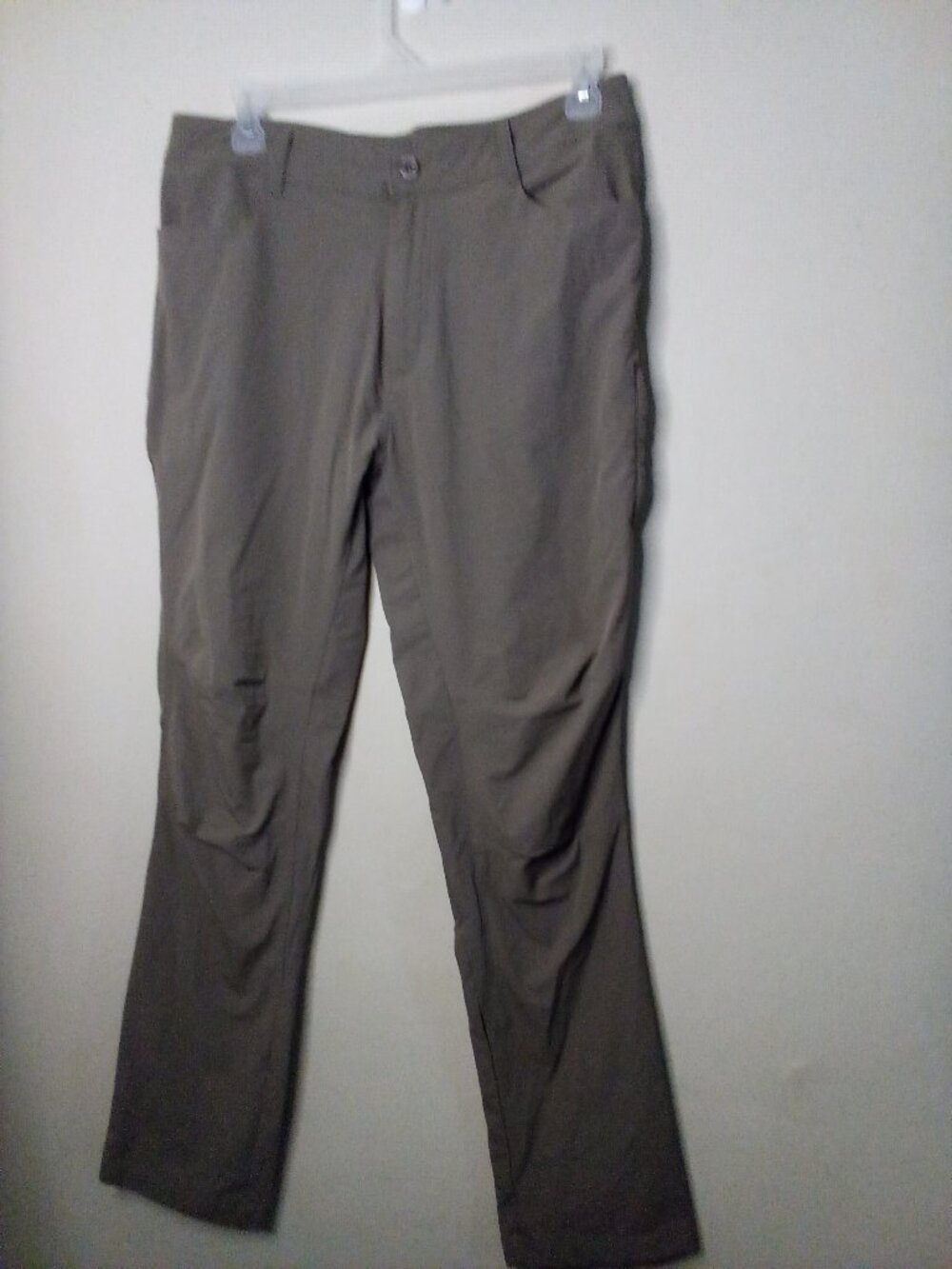 Swiss Tech Pants Men 36 x 34 Hiking Outdoor Casual Nylon Brown